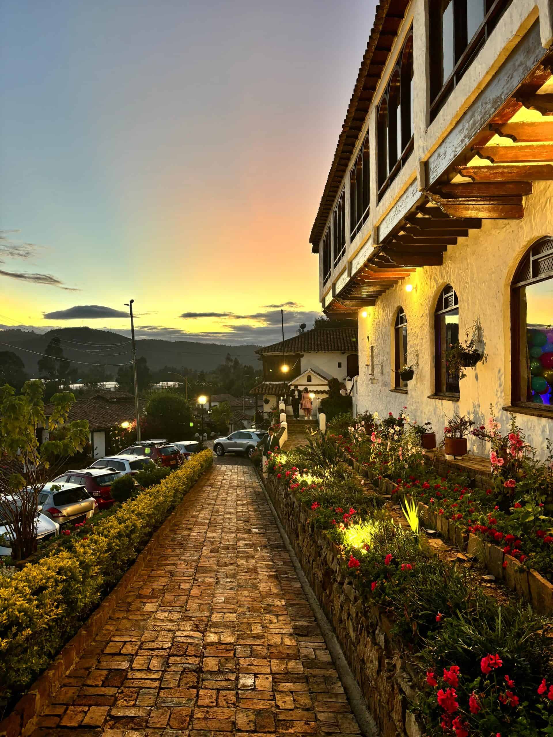 Amanecer en Hotel Punta Larga Boyacá