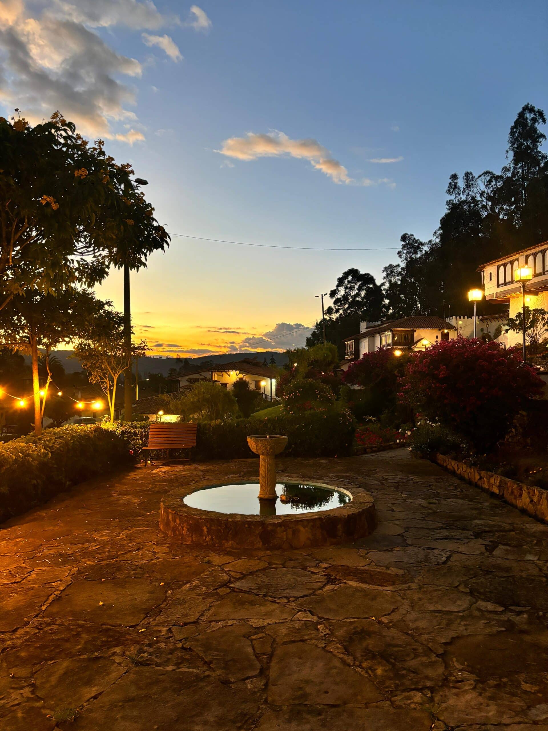 Amanecer en Hotel Punta Larga Boyacá