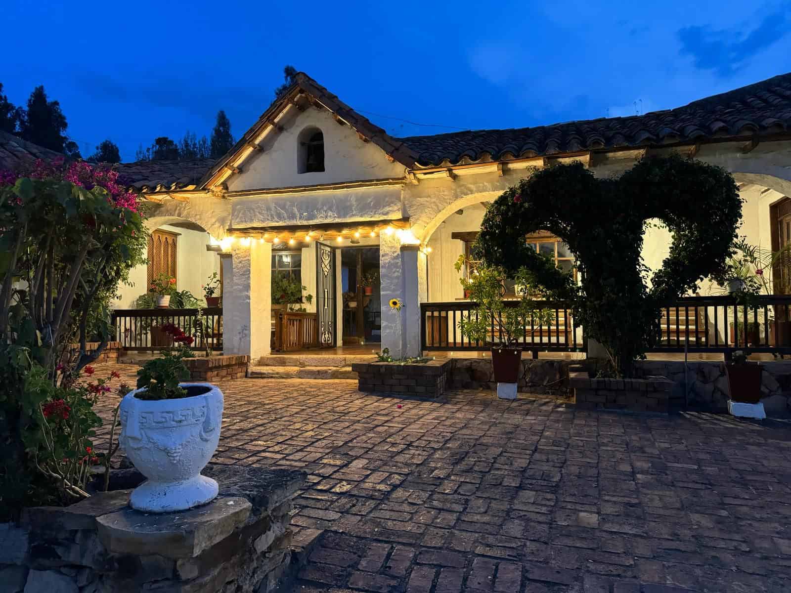 Atardecer en Hotel Punta Larga Boyacá