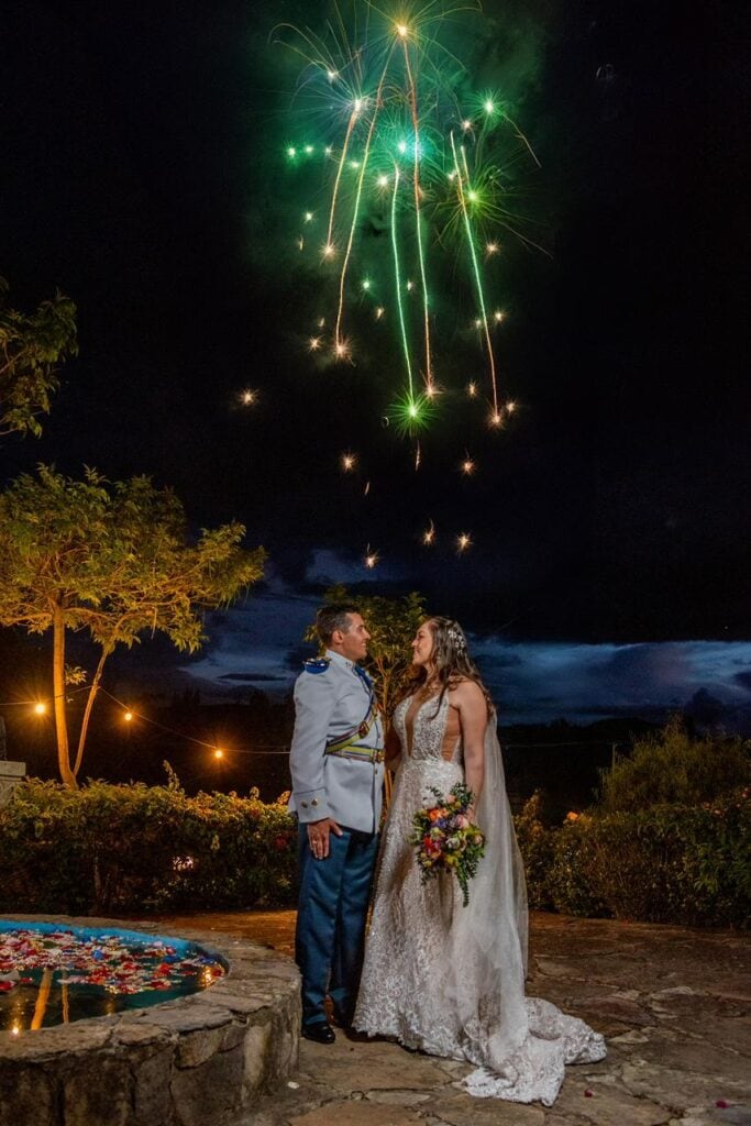 Boda en jardín panorámico Boyacá